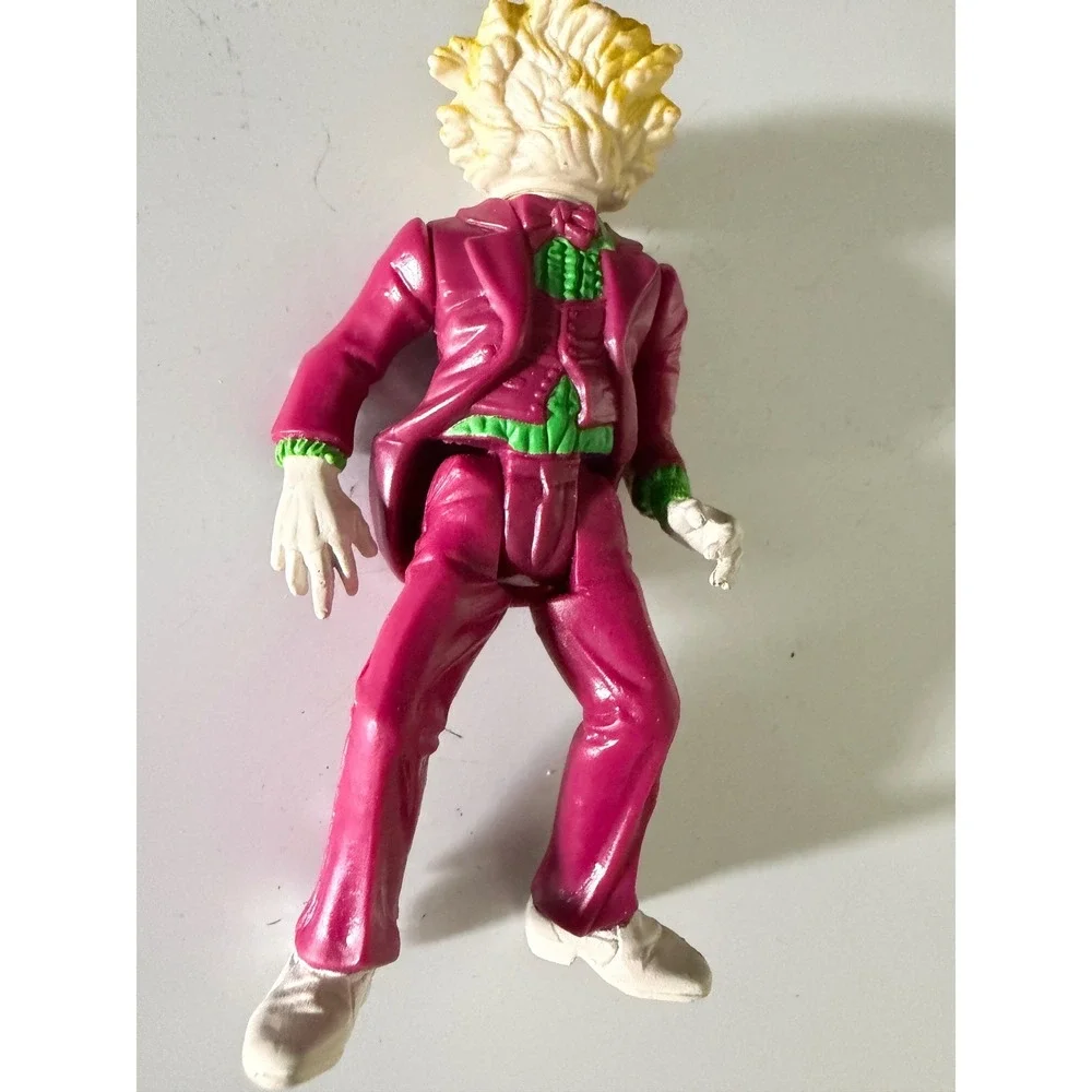 Vintage 1989 Kenner Beetlejuice Spinning Head Action Figure Purple Suit 5 inch
